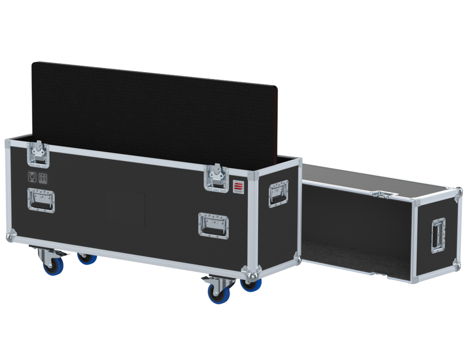 Santosom Display Flight case PRO, 1-2 Screen 50" (127x14x77 UID)