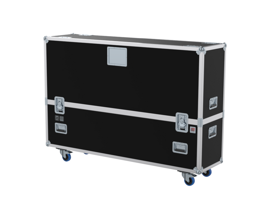 SANTOSOM Display Flight case PRO, 2x Screen adjustable ±70" (max: 165x105x11