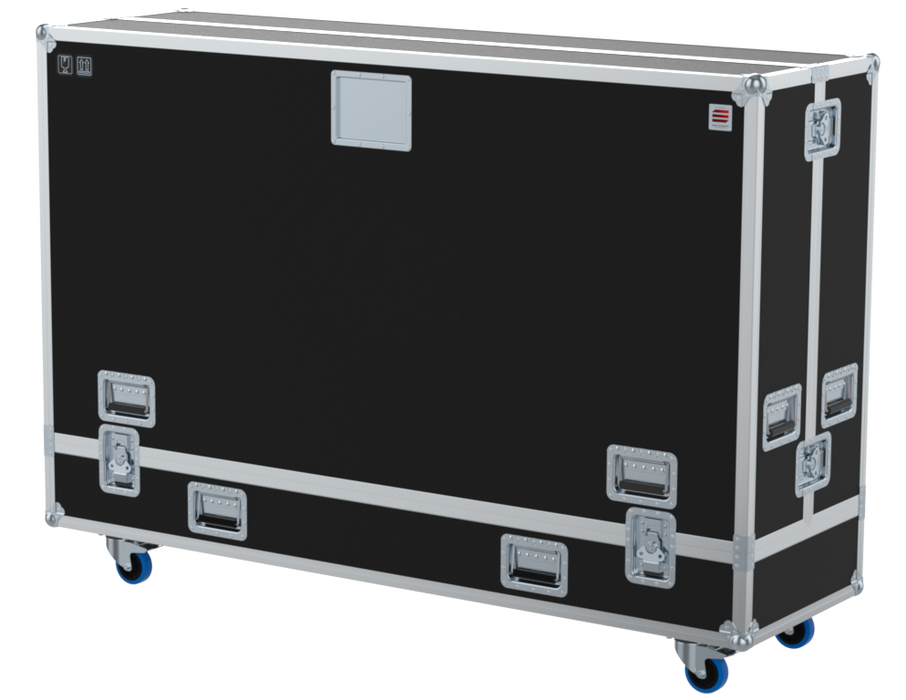 SANTOSOM Display Flight case PRO, 2x Screen 85", 6x 43" Adjust. (1920x160x116