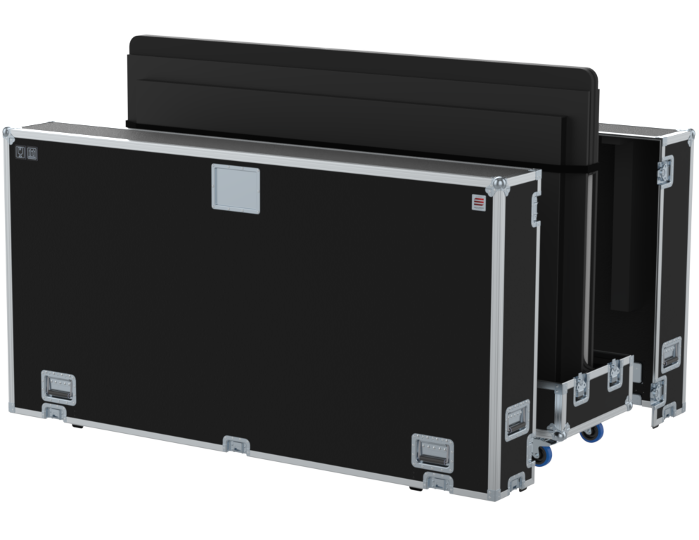 SANTOSOM Display Flight case PRO, 2x Screen 98" (222x14x130 UID)
