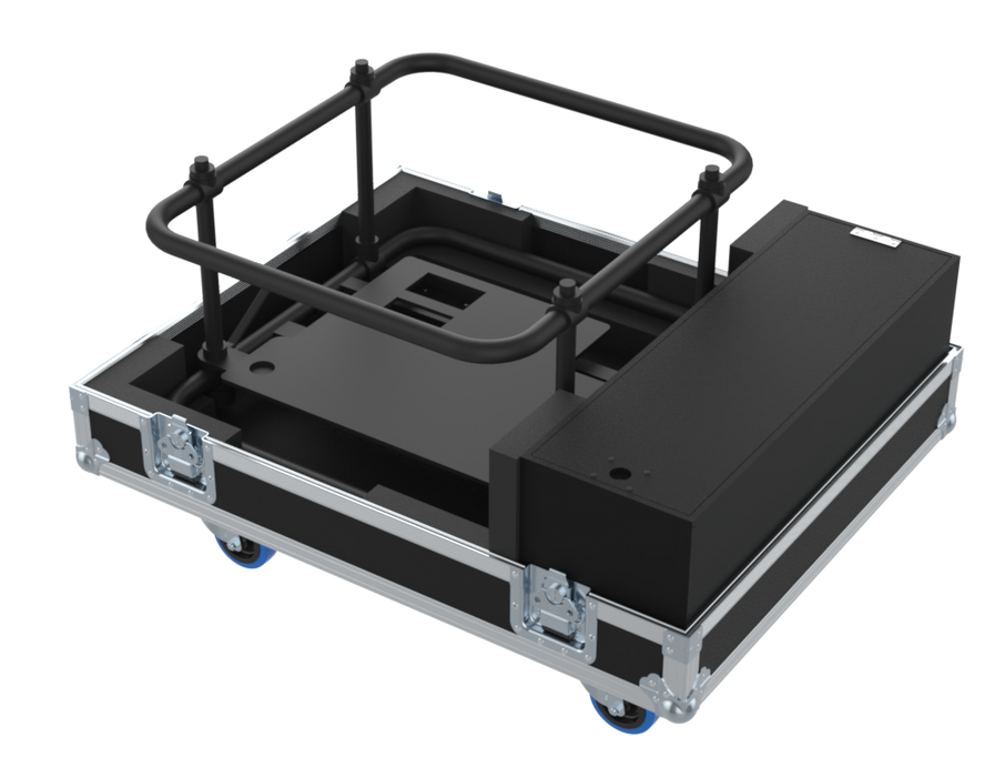 Santosom Video Projector Flight case PRO, Frame Panasonic PT-RZ120 + 3 lens + acess.