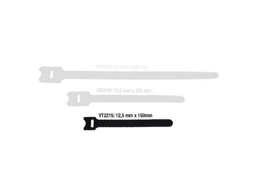 Cable Ties Hook & loop 12,5x150 mm