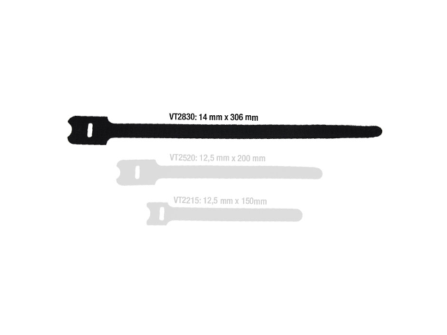 Cable Ties Hook & loop 14x306 mm