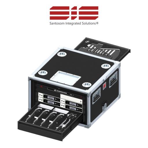 Santosom Integrated Solutions® (SIS) for Wireless Microphones, 4 CH, SENNHEISER (EU)