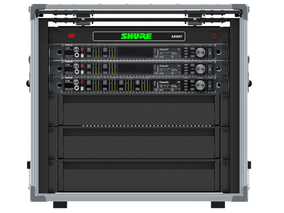 Santosom Integrated Solutions® (SIS) for Wireless Microphones, 8 CH, SHURE AXIENT® (EU)