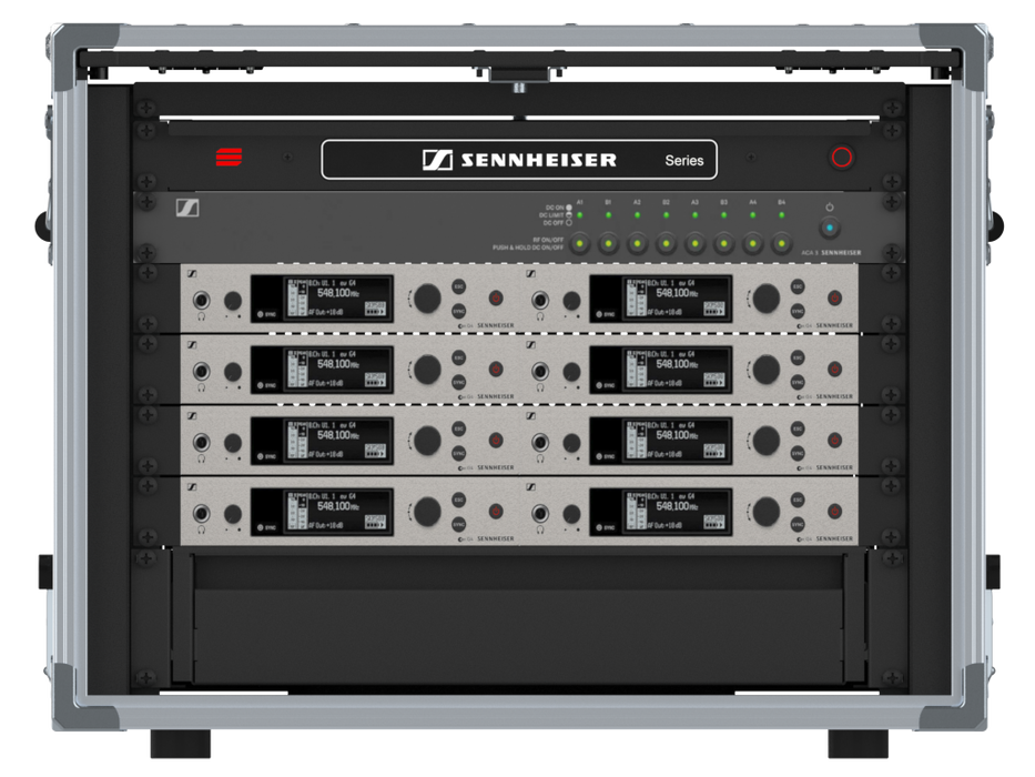 Santosom Integrated Solutions® (SIS) for Wireless IEM, 8 CH, SENNHEISER (US)