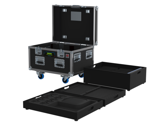 SANTOSOM Flight case PRO, 10x Shure Microflex Complete Wireless