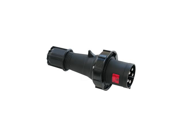 Pce PCE CEE Male 125/5/400 IP67 - Black