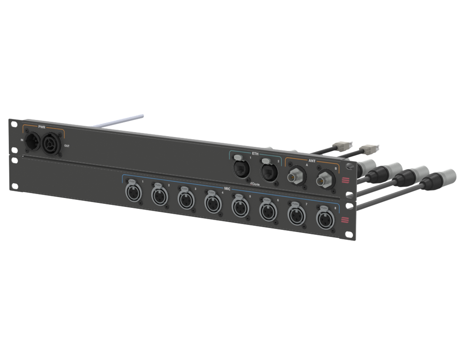 Santosom Integrated Solutions® (SIS) for Wireless Microphones, 8 CH, SHURE (EU)