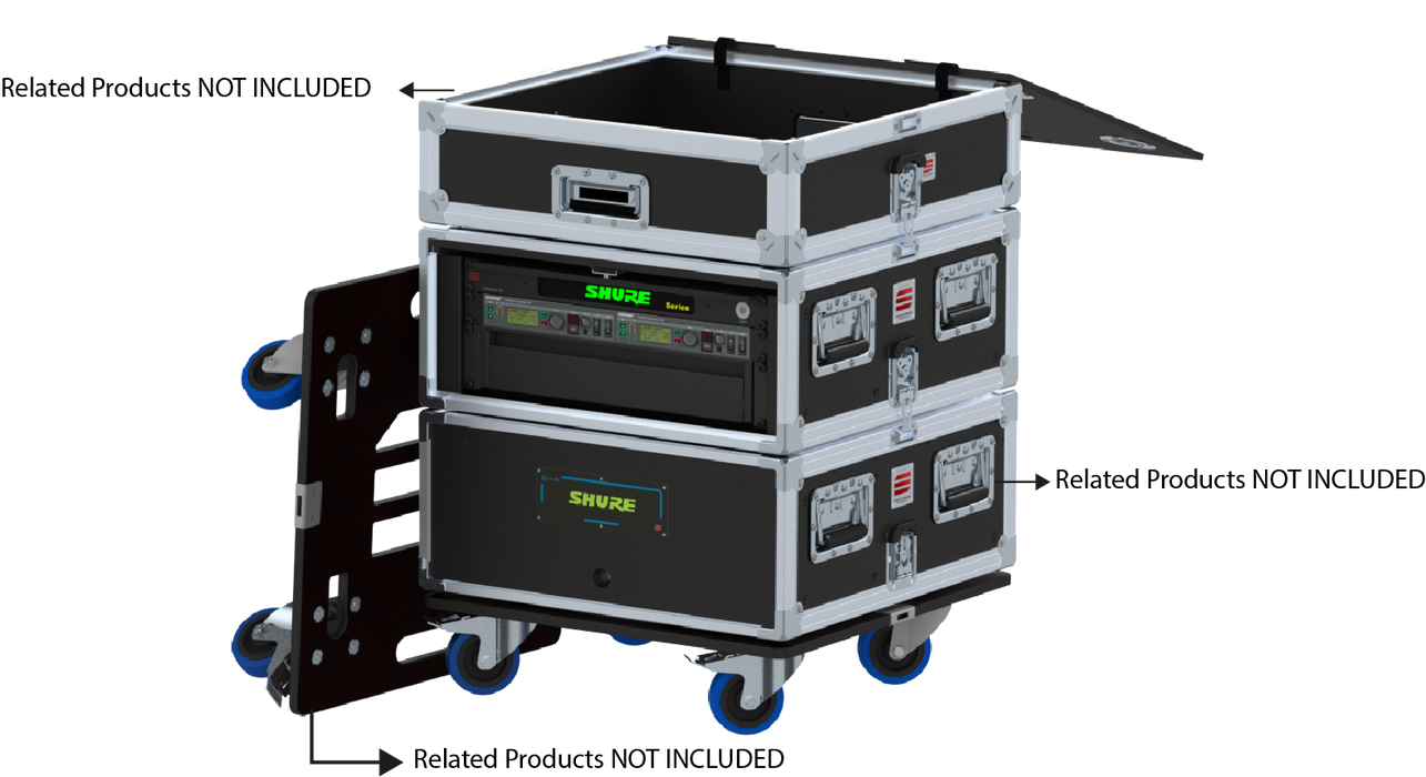 Santosom Integrated Solutions® (SIS) for Wireless IEM, 2 CH, SHURE PSM (UK)