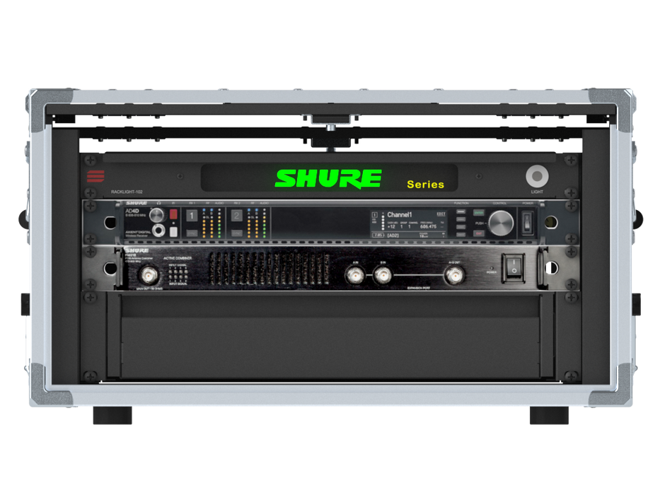 Santosom Integrated Solutions® (SIS) for Wireless Microphones, 2 CH, SHURE (EU)