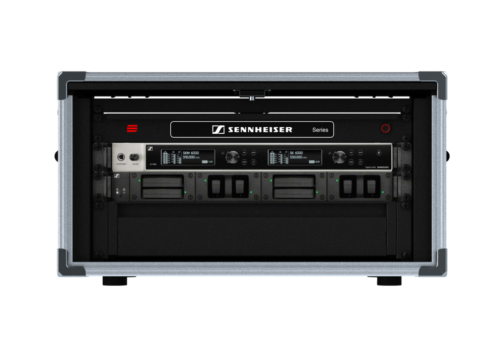Santosom Integrated Solutions® (SIS) for Wireless Microphones, 2 CH, SENNHEISER (US)