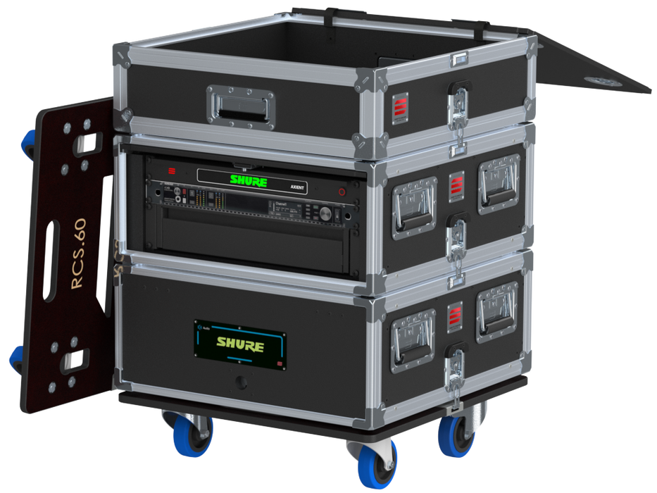 Santosom Integrated Solutions® (SIS) for Wireless Microphones, 2 CH, SHURE AXIENT® (EU)