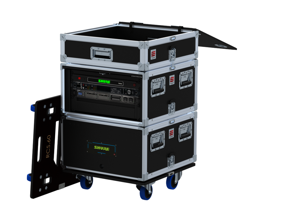 Santosom Integrated Solutions® (SIS) for Wireless Microphones, 4 CH, SHURE AXIENT® (EU)