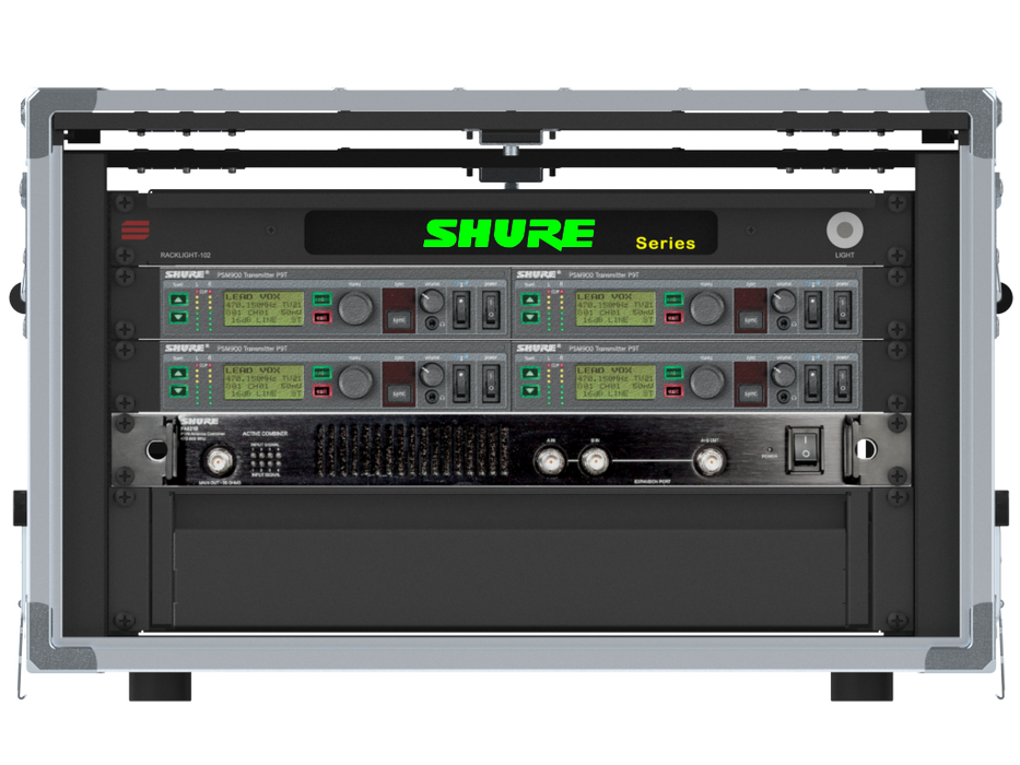 Santosom Integrated Solutions® (SIS) for Wireless IEM, 4 CH, SHURE PSM (EU)