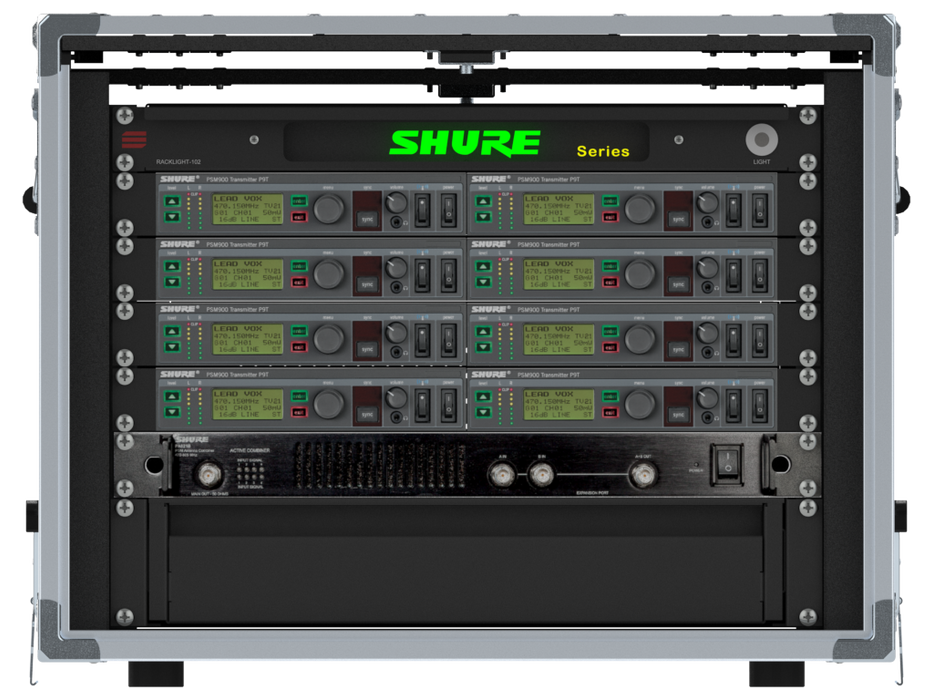Santosom Integrated Solutions® (SIS) for Wireless IEM, 8 CH, SHURE AXIENT® PSM (UK)